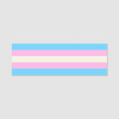Falln Transgender Pride Flag Naamplaatje (Voorkant)