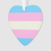 Falln Transgender Pride Flag Ornament (voorkant)