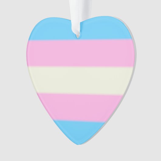 Falln Transgender Pride Flag Ornament (voorkant)