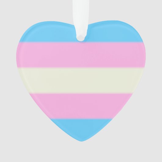 Falln Transgender Pride Flag Ornament (voorkant)
