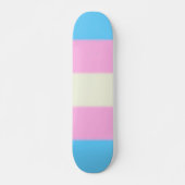 Falln Transgender Pride Flag Persoonlijk Skateboard (Voorkant)