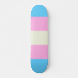Falln Transgender Pride Flag Persoonlijk Skateboard