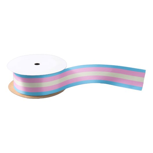 Falln Transgender Pride Flag Satijnen Lint (Spoel)