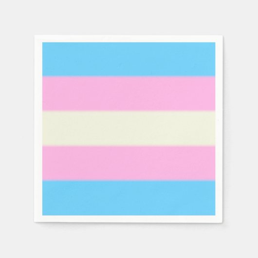 Falln Transgender Pride Flag Servetten (Voorkant)
