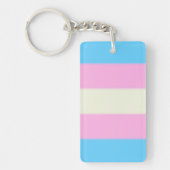 Falln Transgender Pride Flag Sleutelhanger (Voorkant)