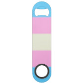 Falln Transgender Pride Flag Speed Flessenopener (Achterkant)