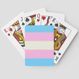 Falln Transgender Pride Flag Speelkaarten
