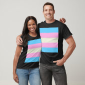 Falln Transgender Pride Flag T-shirt (Unisex)
