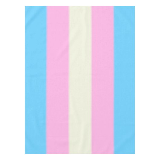 Falln Transgender Pride Flag Tafelkleed (Voorkant)
