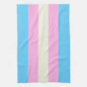 Falln Transgender Pride Flag Theedoek (Verticaal)