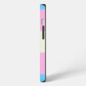 Falln Transgender Pride Vlag iPhone Hoesje (Linkerkant)