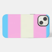 Falln Transgender Pride Vlag iPhone Hoesje (Achterkant horizontaal)