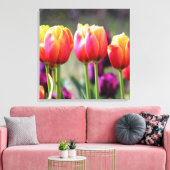 Falln Tulips Aflame Canvas Afdruk (Insitu (Woonkamer))