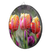 Falln Tulips Aflame Dartbord (Voorkant Rechts)