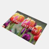 Falln Tulips Aflame Deurmat (Schuin)