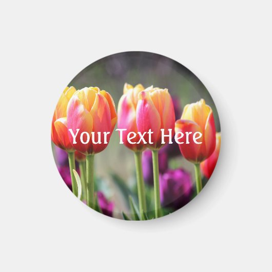 Falln Tulips Aflame Magneet (Voorkant)