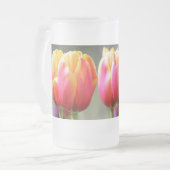Falln Tulips Aflame Matglas Bierpul (Voorkant links)
