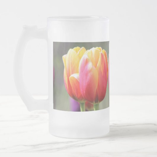 Falln Tulips Aflame Matglas Bierpul (Links)