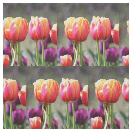 Falln Tulips Aflame Stof (Swatch)