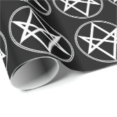 Falln Unicursal Hexagram White Cadeaupapier (Rol Hoek)