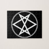 Falln Unicursal Hexagram White Legpuzzel (Horizontaal)