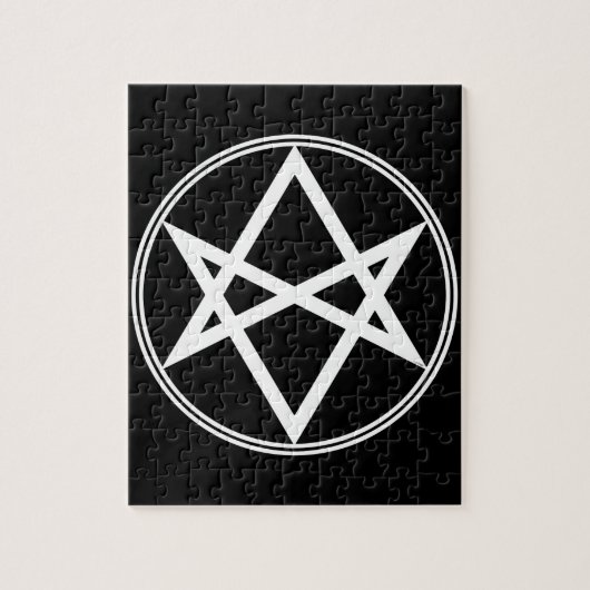 Falln Unicursal Hexagram White Legpuzzel (Verticaal)