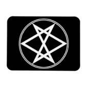 Falln Unicursal Hexagram White Magneet (Horizontaal)