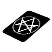 Falln Unicursal Hexagram White Magneet (Linkerzijde)