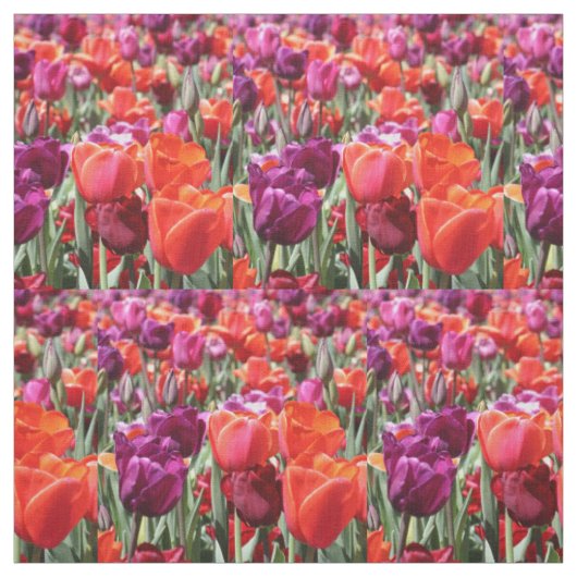 Falln Warm Tulips Stof (Swatch)