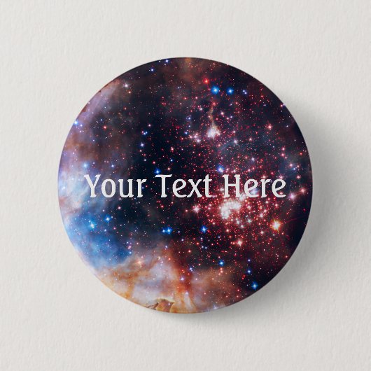 Falln Westerlund Star Field Ronde Button 5,7 Cm (Voorkant)
