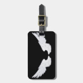 Falln White Angel Wings Bagagelabel (Voorkant verticaal)