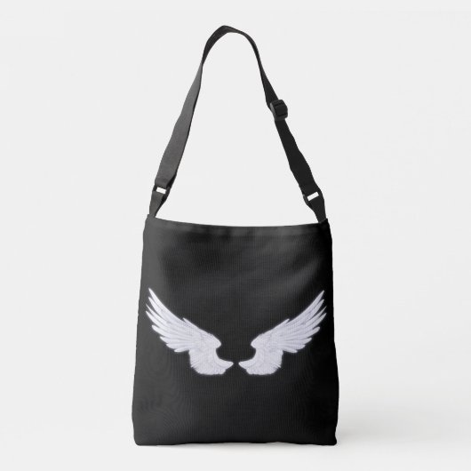 Falln White Angel Wings Crossbody Tas (Achterkant)