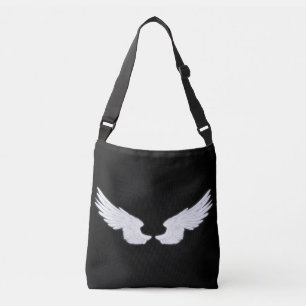 Falln White Angel Wings Crossbody Tas
