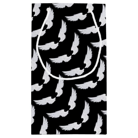 Falln White Angel Wings Klein Cadeauzakje (Achterkant)