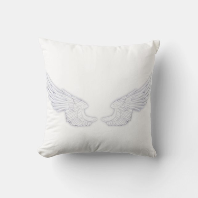 Falln White Angel Wings Kussen (Voorkant)