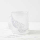 Falln White Angel Wings Matglas Koffiemok (Voorkant links)