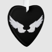 Falln White Angel Wings Ornament (voorkant)