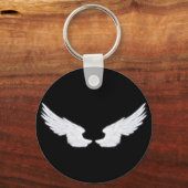 Falln White Angel Wings Sleutelhanger (Voorkant)