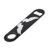 Falln White Angel Wings Speed Flessenopener (Voorkant Gekanteld)