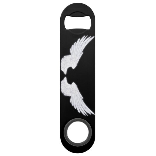 Falln White Angel Wings Speed Flessenopener (Voorkant)