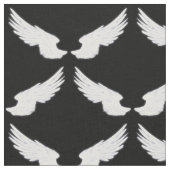 Falln White Angel Wings Stof (Close Up)