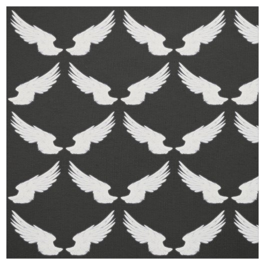 Falln White Angel Wings Stof (Swatch)