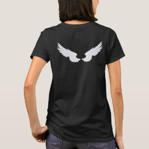Falln White Angel Wings T-shirt