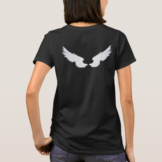 Falln White Angel Wings T-shirt (Achterkant)