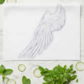 Falln White Angel Wings Theedoek (Gevouwen)