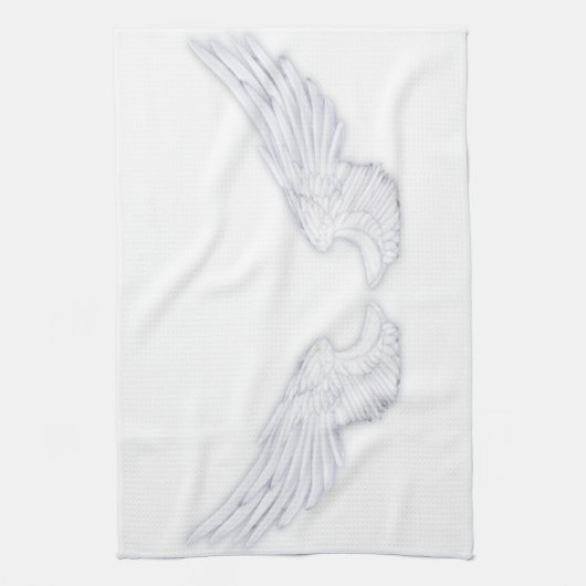 Falln White Angel Wings Theedoek (Verticaal)