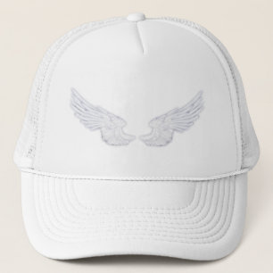 Falln White Angel Wings Trucker Pet