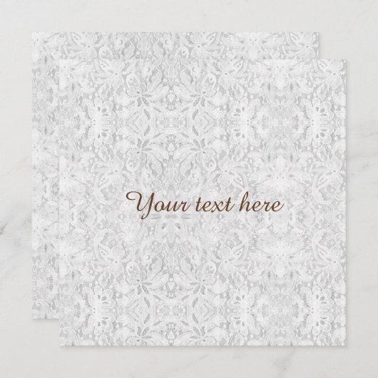 Falln White Lace (Voorkant / Achterkant)