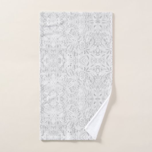 Falln White Lace Bad Handdoek (Handdoek)