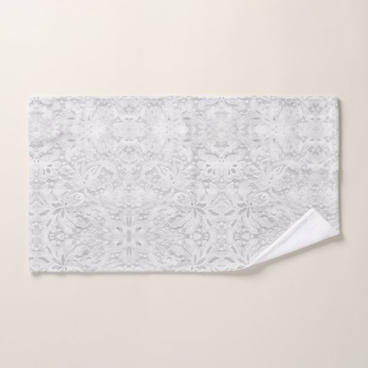 Falln White Lace Bad Handdoek (Handdoek)